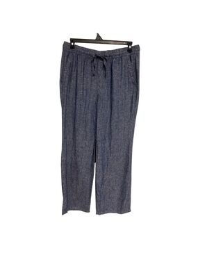 Old Navy Blue Wide-Leg Drawstring Pants